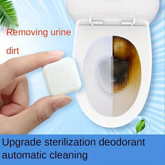 6pcs Automatic Toilet Bowl Cleaner Strong Descaler & Deodorizer