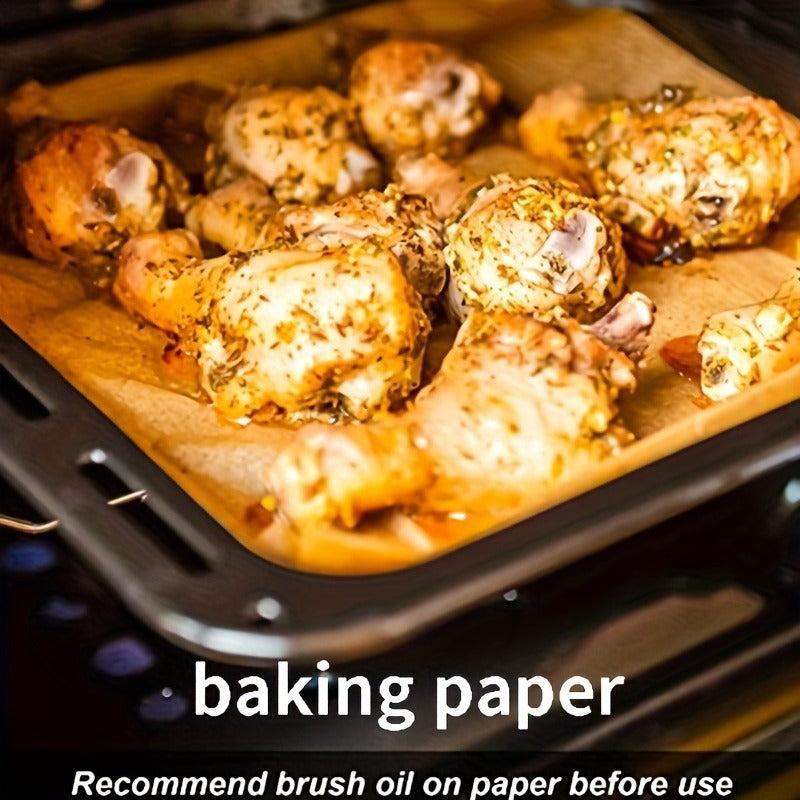100pcs Baking Parchment Paper 15 24 20 32 Cm - Non Stick Precut Unbleached
