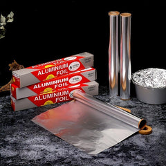 1pc Aluminum Foil Disposable Tin Foil Durable Non-stick Food Wrapping Foil