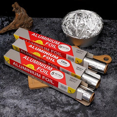 1pc Aluminum Foil Disposable Tin Foil Durable Non-stick Food Wrapping Foil