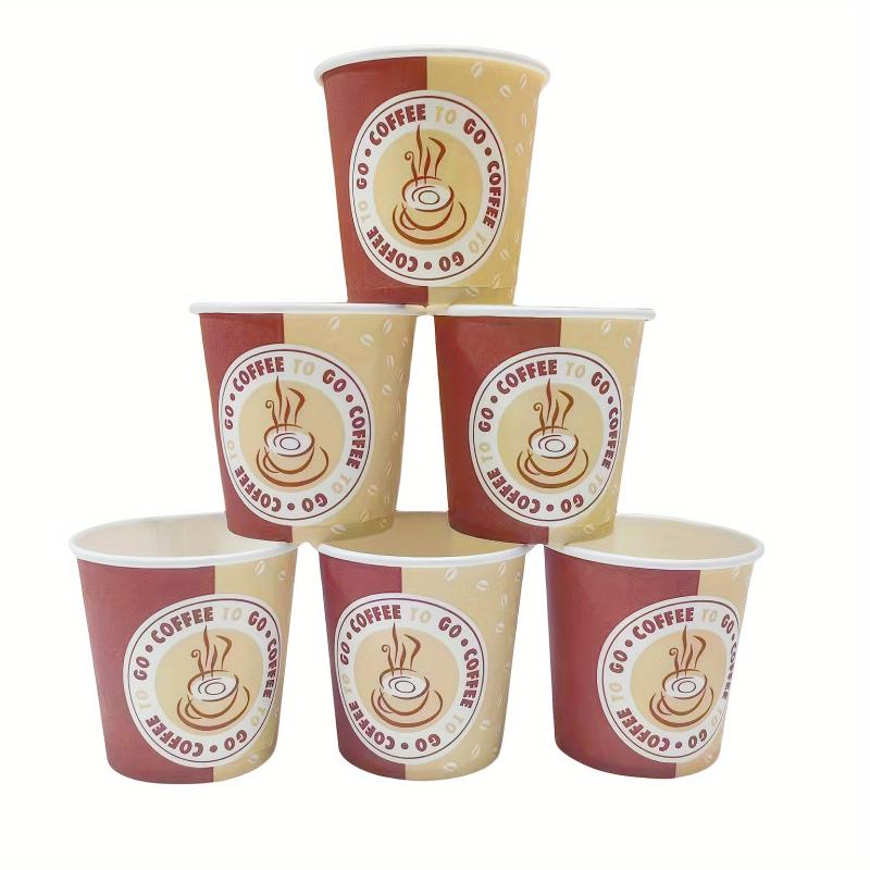 50pcs 4 Oz Disposable Paper Cups for Bathroom Mouthwash Sampling Drinking