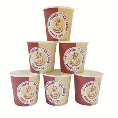50pcs 4 Oz Disposable Paper Cups for Bathroom Mouthwash Sampling Drinking