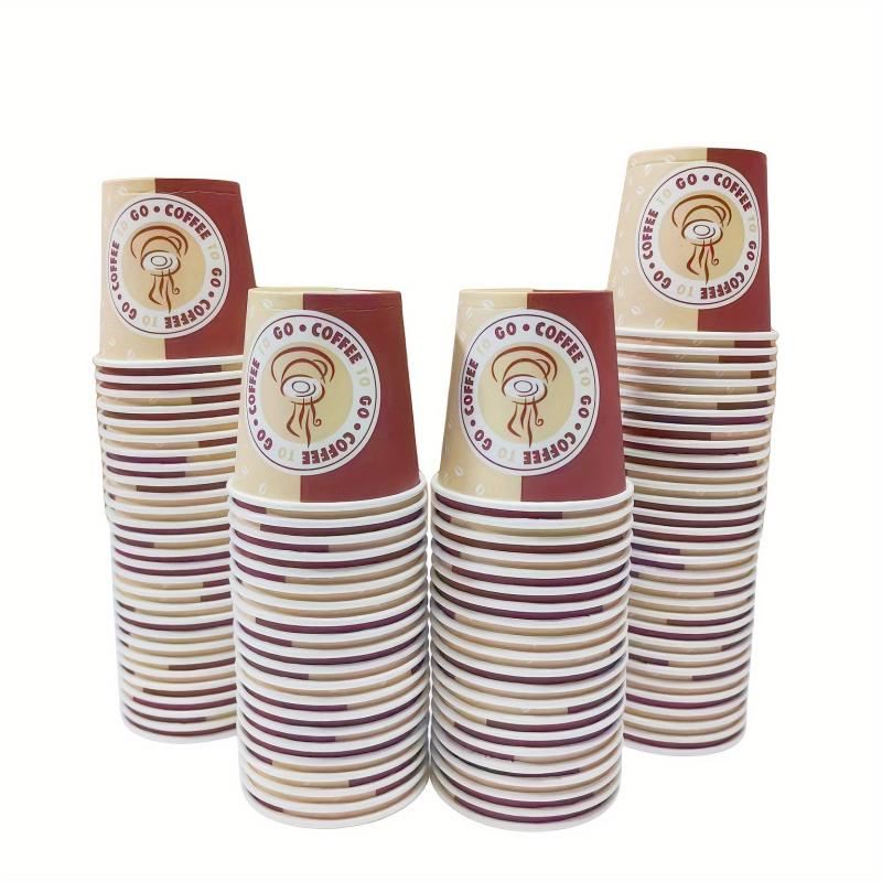 50pcs 4 Oz Disposable Paper Cups for Bathroom Mouthwash Sampling Drinking