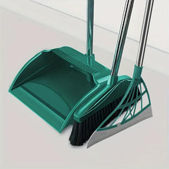 3pcs Household Broom Dustpan Squeegee Set Long Handle Floor Cleaning Tools