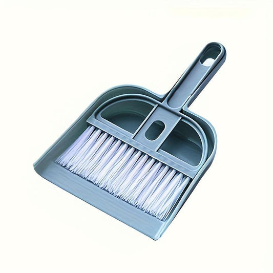 2pcs Small Broom Dustpan Set Household Tabletop Cleaning Desk Garbage Shovel