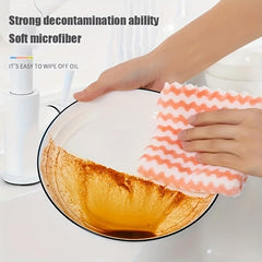 10pcs Cleaning Cloth Dishwashing Towel Household Rag Window Cleaning