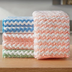 10pcs Cleaning Cloth Dishwashing Towel Household Rag Window Cleaning