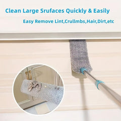 Washable Bed Bottom Cleaning Duster With 2 Cloth Set