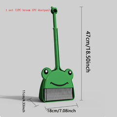 Cartoon Broom And Dustpan Set Portable Small Broom And Dustpan Floor Cleaning