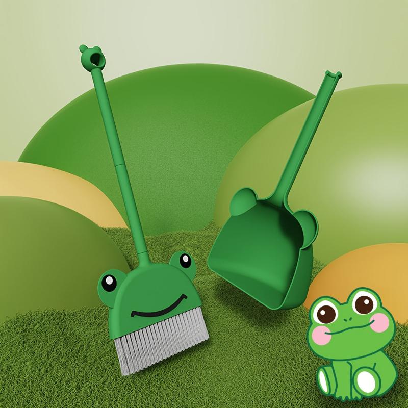Cartoon Broom And Dustpan Set Portable Small Broom And Dustpan Floor Cleaning
