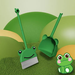 Cartoon Broom And Dustpan Set Portable Small Broom And Dustpan Floor Cleaning
