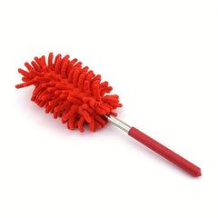 Telescopic Dust Removal Brush Stainless Steel Handle Chenille Duster