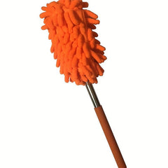Telescopic Dust Removal Brush Stainless Steel Handle Chenille Duster