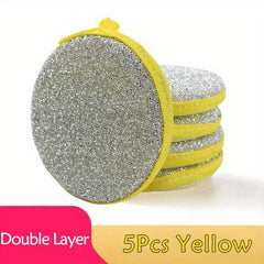 10pcs Kitchen Dishwashing Sponge Double-sided Cleaning Sponge Wipe Scouring Pad