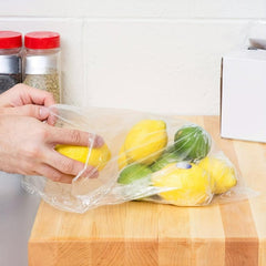 Plastic Produce Bags On A Roll 200 Clear Bags