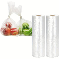 Plastic Produce Bags On A Roll 200 Clear Bags