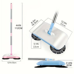 Hand Push Sweeper Vacuum Cleaner Multifunctional Sweeping and Moping Machine
