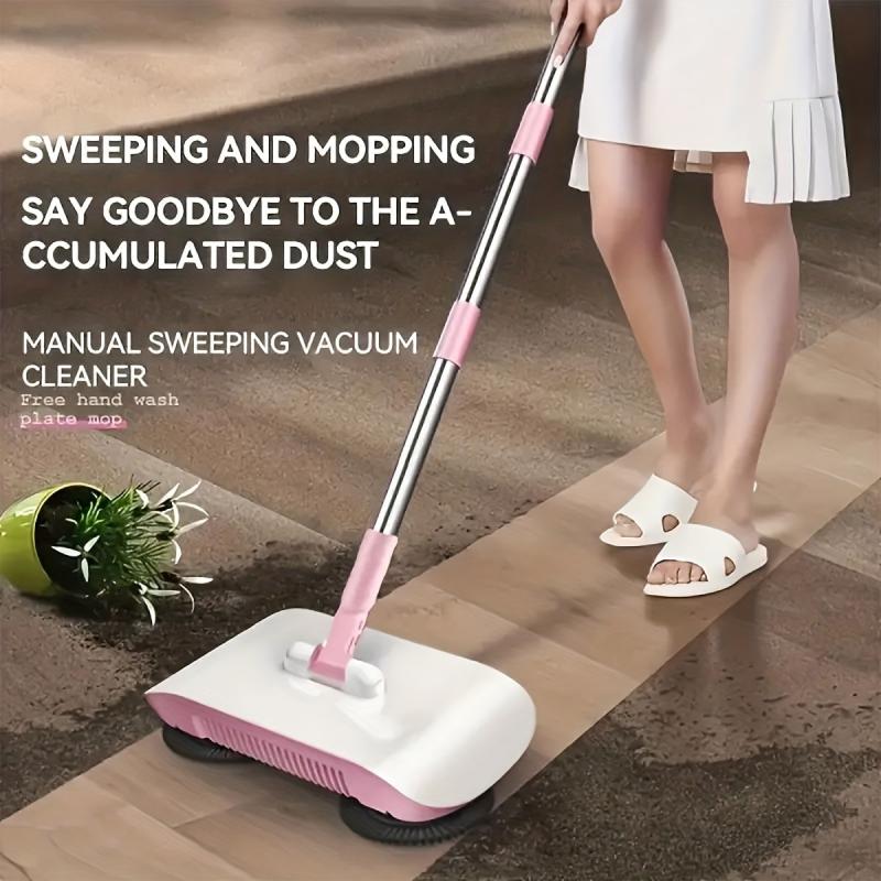 Hand Push Sweeper Vacuum Cleaner Multifunctional Sweeping and Moping Machine