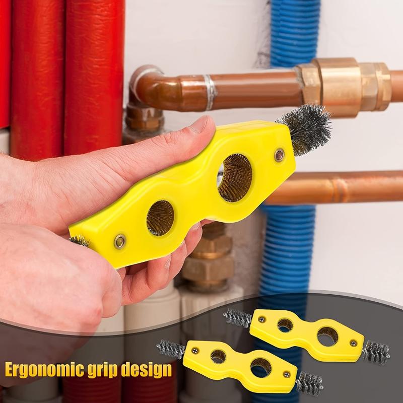 Copper Pipe Cleaner Brush 10-16cm Plumber Tool