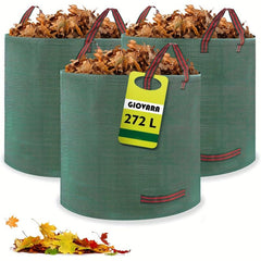 72 Gallon Reusable Garden Garbage Bag with 4 Handles