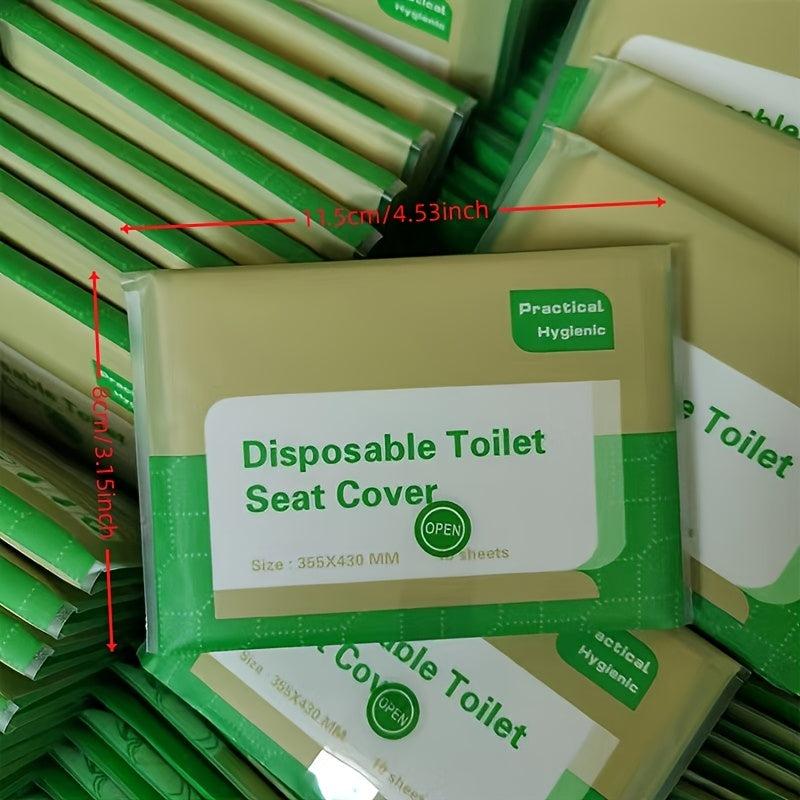 20pcs 2packs Disposable Toilet Seat Covers Flushable