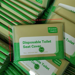 20pcs 2packs Disposable Toilet Seat Covers Flushable