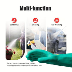 Reusable Household Gloves Rubber Dishwashing Long Sleeves Kitchen Cleaning