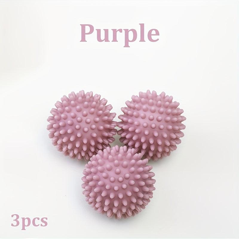 3pcs Reusable Laundry Dryer Ball Anti-Tangle Fabric Softener Ball