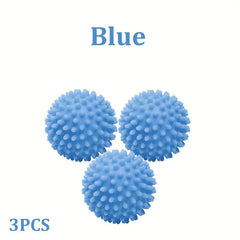 3pcs Reusable Laundry Dryer Ball Anti-Tangle Fabric Softener Ball