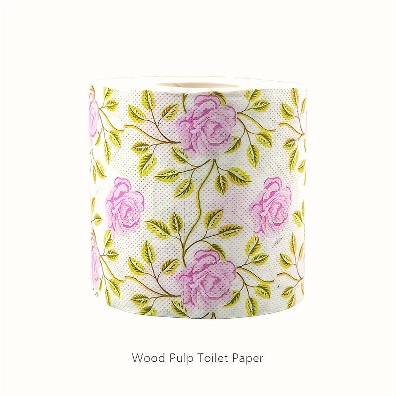 Colorful Printed Toilet Paper Rose Design for Students