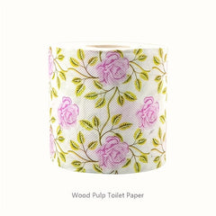 Colorful Printed Toilet Paper Rose Design for Students