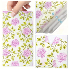 Colorful Printed Toilet Paper Rose Design for Students
