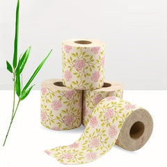 Colorful Printed Toilet Paper Rose Design for Students