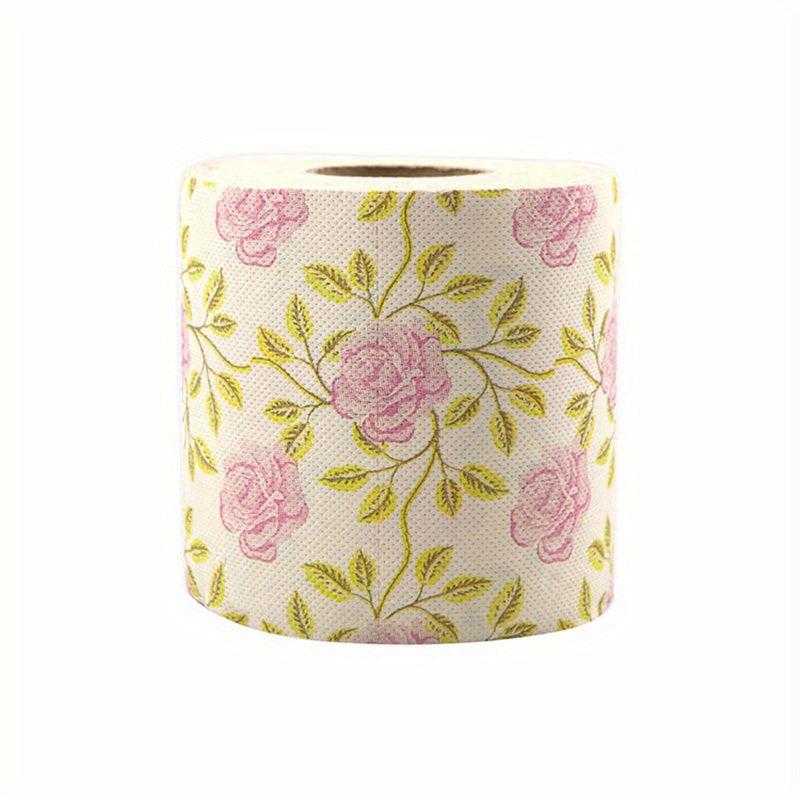 Colorful Printed Toilet Paper Rose Design for Students