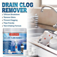 10pcs Drain Clog Remover Effervescent Tablets Kitchen And Bathroom
