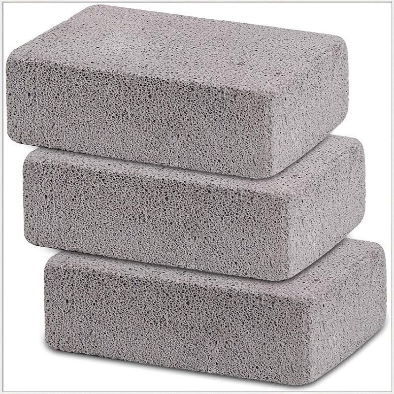 3pcs Pumice Stone Cleaning Bricks for Barbecue Grill Multipurpose Cleaning