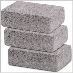 3pcs Pumice Stone Cleaning Bricks for Barbecue Grill Multipurpose Cleaning