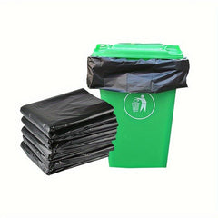 50pcs Heavy Duty Garbage Bags Thick Plastic Trash Bags