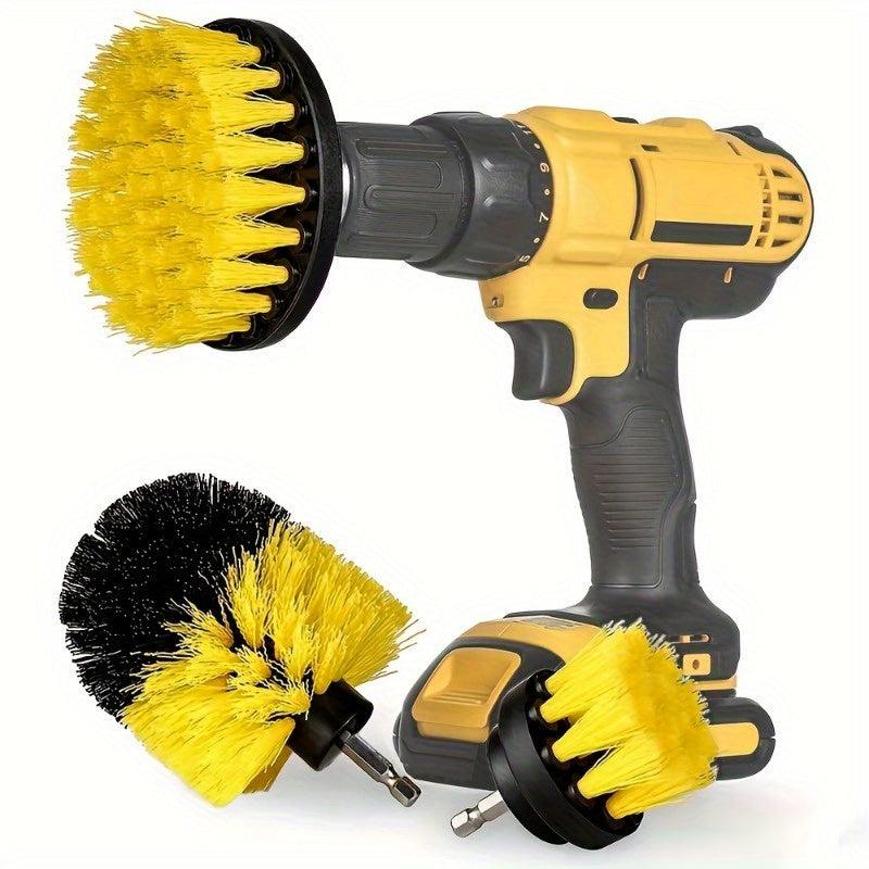 3pcs Drill Brush Set Power Scrubber Brush Multipurpose Power Scrub Brush