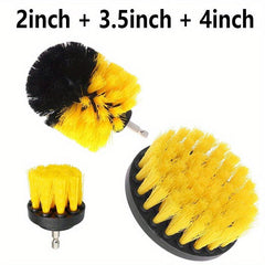 3pcs Drill Brush Set Power Scrubber Brush Multipurpose Power Scrub Brush