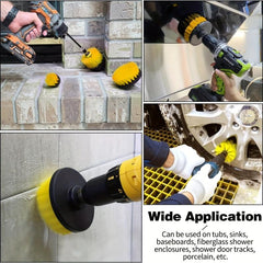 6pcs Drill Brush Set Power Scrubber for Grout Floor Tub Tile