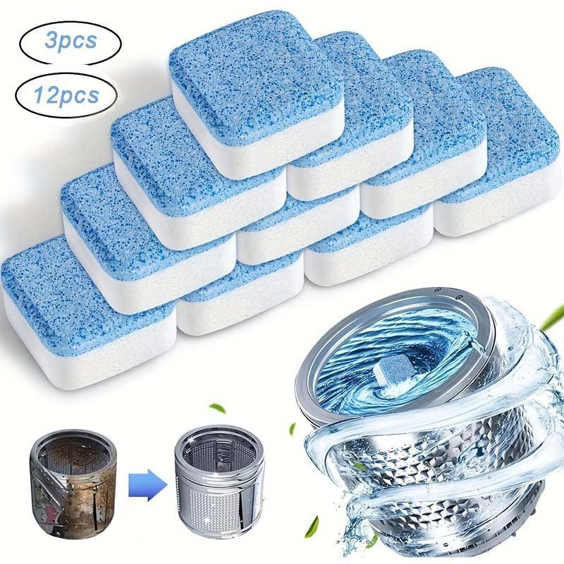 12pcs Washer Cleaning Tablets Stain Artifact Roller Type Descaling Disinfection