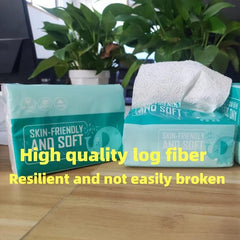 100 Sheets Non Woven Cotton Face Tissue Towel For Make Up Removal