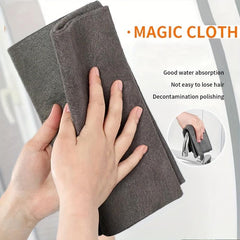 5pcs 2 In 1 Magic Cloth Wipe Glass Absorbent Towel Thick Mirror Wipe