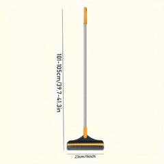 3 in 1 Bathroom Floor and Wall Cleaning Brush with Scraper