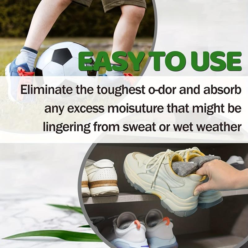 12pcs Bamboo Charcoal Shoe Deodorant Bag Air Purification