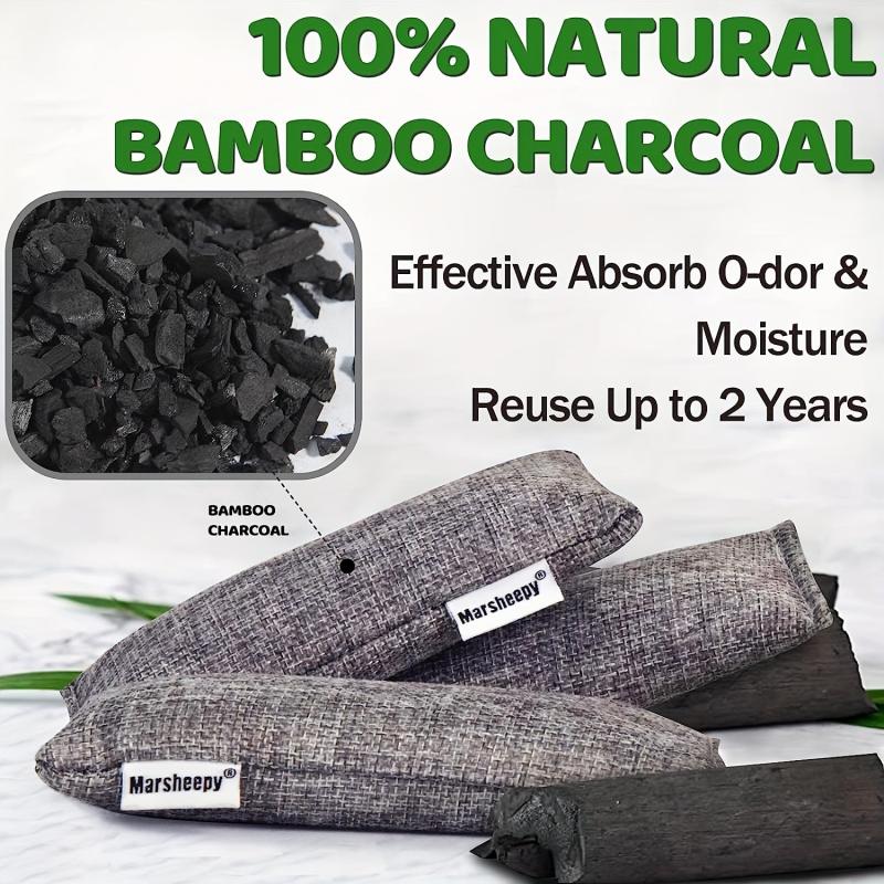 12pcs Bamboo Charcoal Shoe Deodorant Bag Air Purification