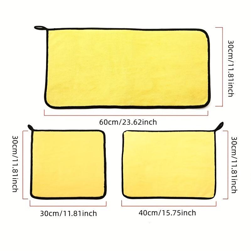 Non Shedding Absorbent Car Wash Rag - Perfect for Glass Surfaces