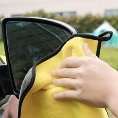 Non Shedding Absorbent Car Wash Rag - Perfect for Glass Surfaces