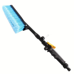 Car Wash Brush Long Handle Water Flow Through Car Cleaning Brush